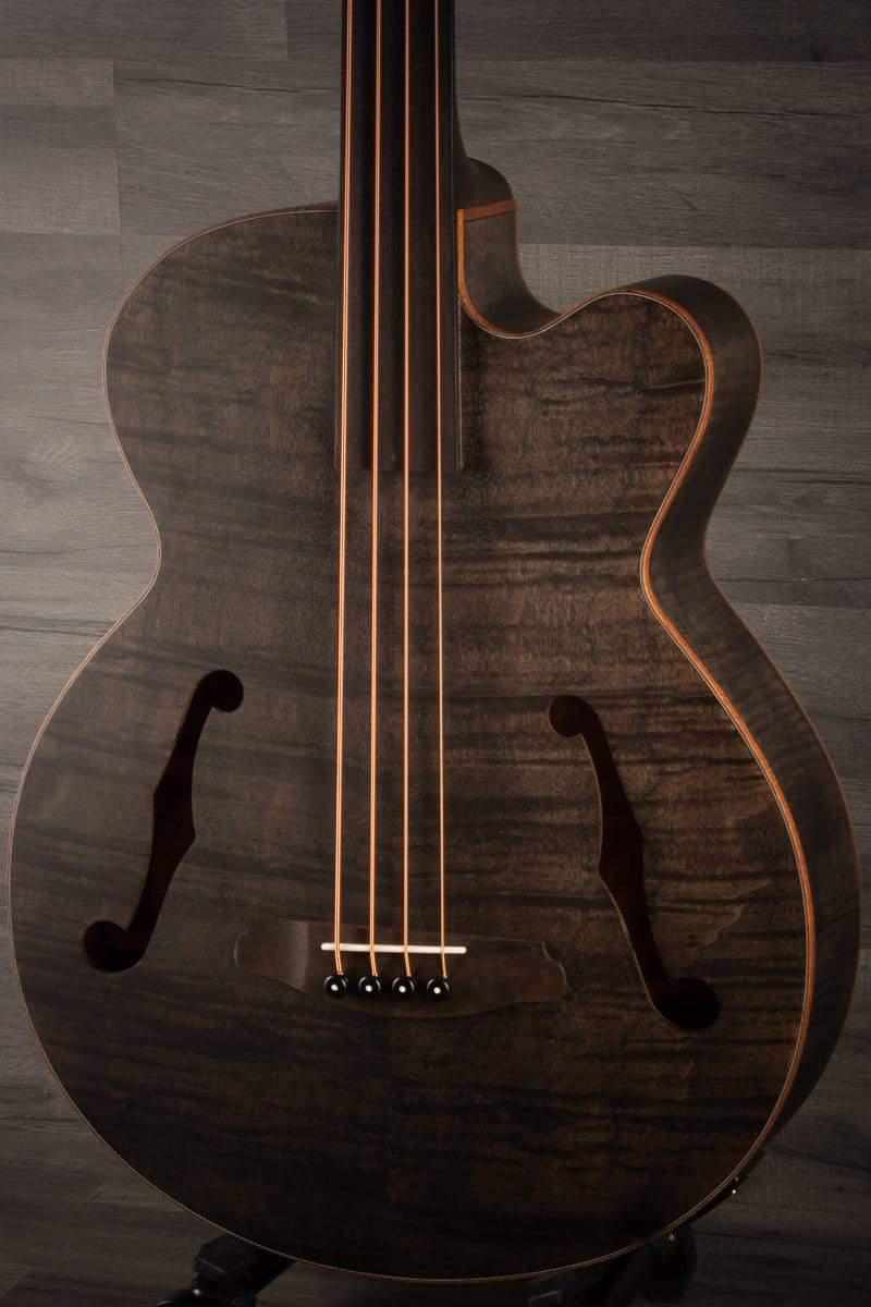 Aria FEB - F2/FL STBK Fretless Electro - Acoustic Bass Guitar
