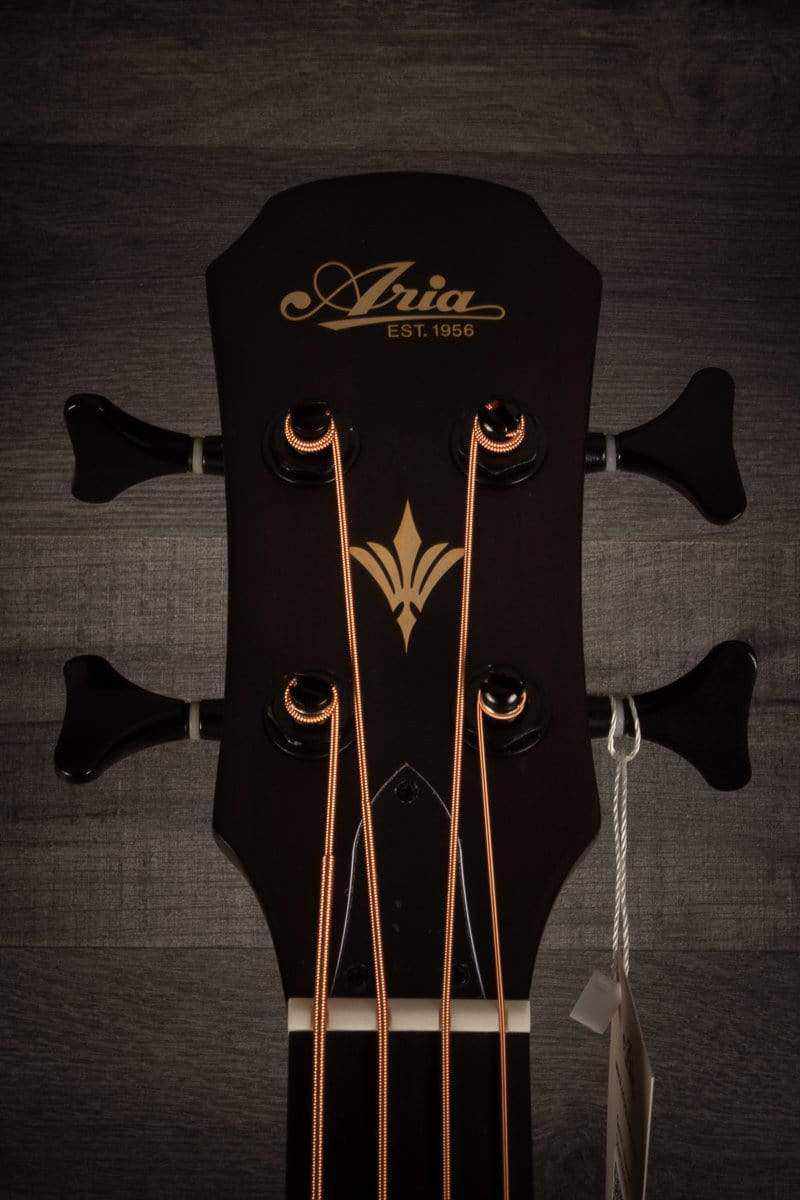 Aria FEB - F2/FL STBK Fretless Electro - Acoustic Bass Guitar