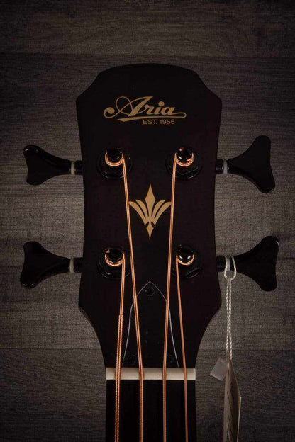 Aria FEB - F2/FL STBK Fretless Electro - Acoustic Bass Guitar