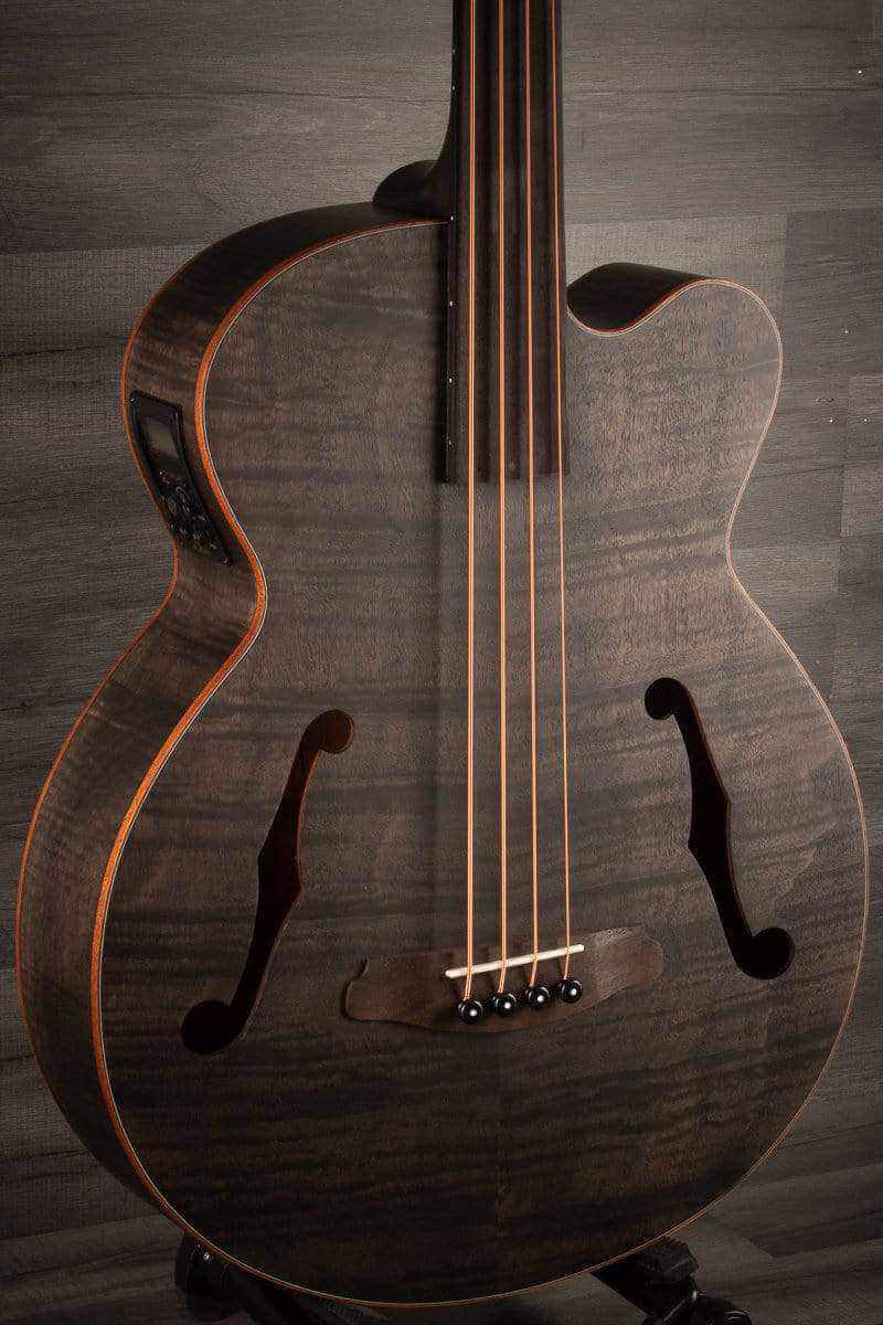 Aria FEB - F2/FL STBK Fretless Electro - Acoustic Bass Guitar
