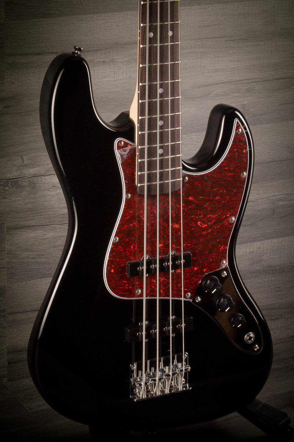 Aria STB JB/B BK - Bass Guitar with Tortoise Scratch Guard