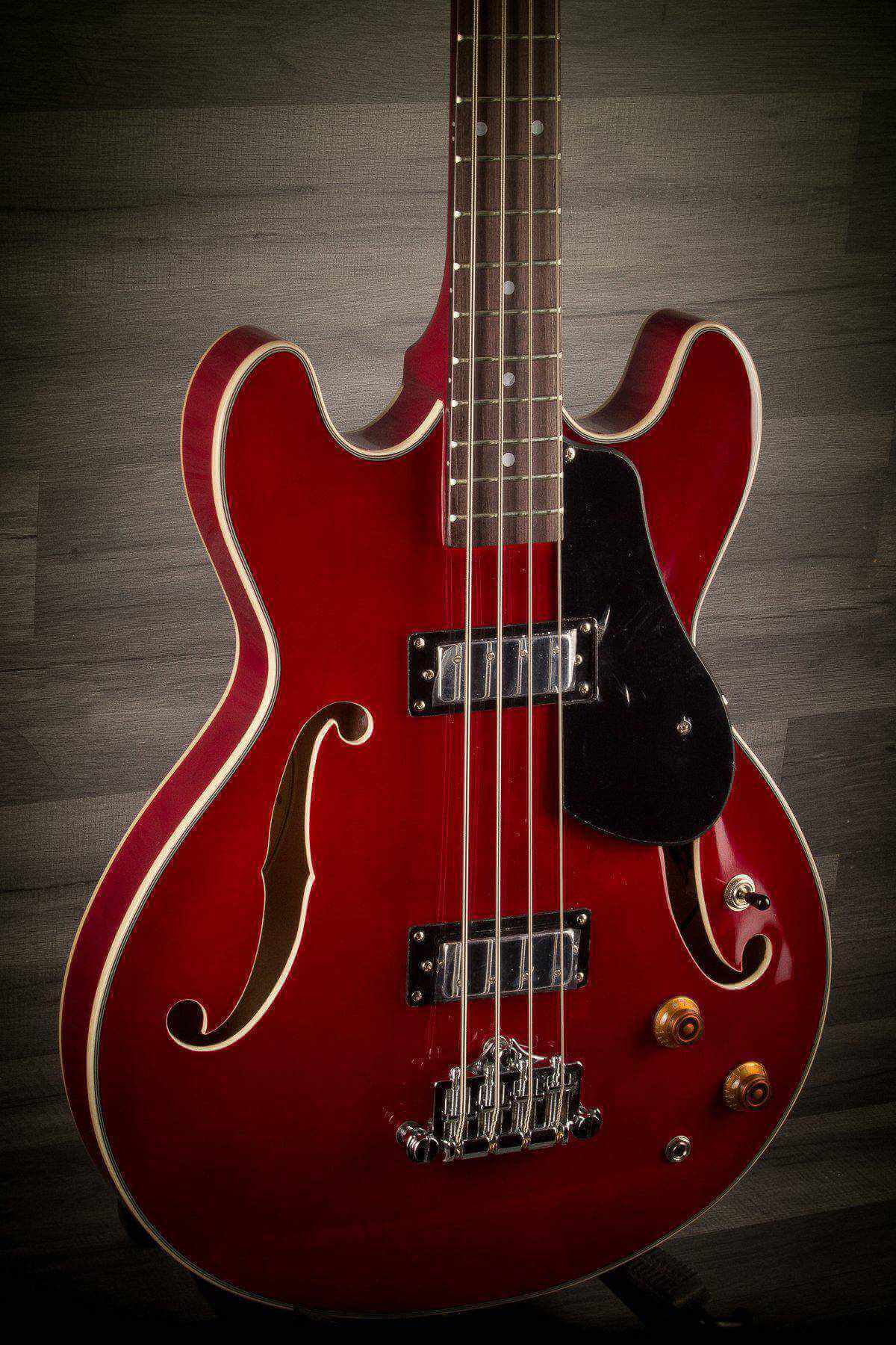 Aria TAB Classic Wine Red - MusicStreet