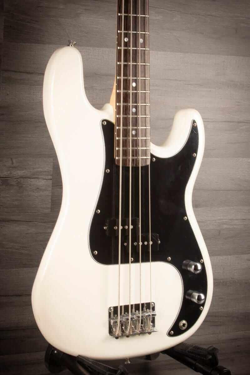 USED - Aria STB PB/B Bass Guitar - White
