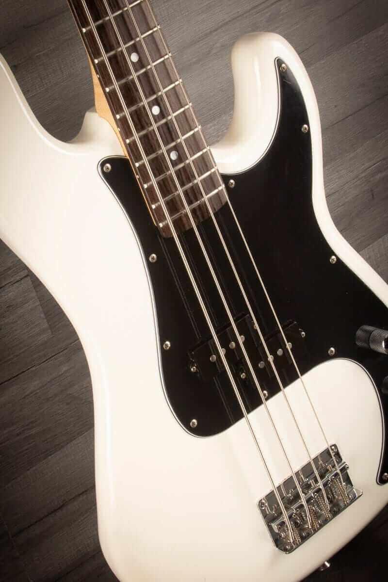 USED - Aria STB PB/B Bass Guitar - White