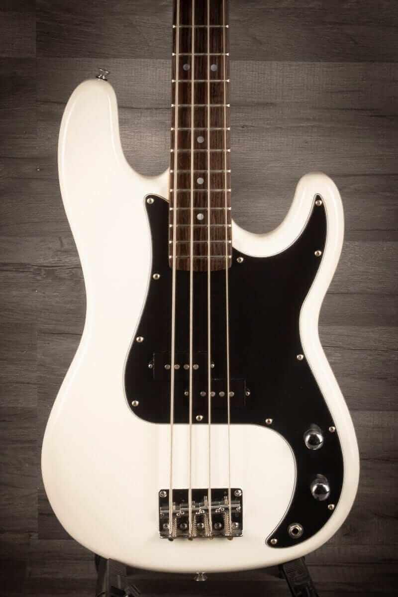 USED - Aria STB PB/B Bass Guitar - White