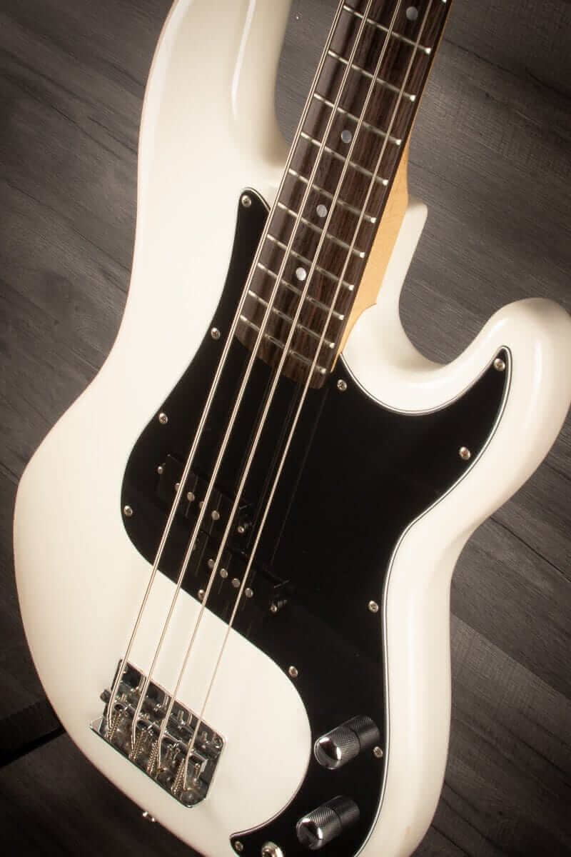 Aria Bass Guitar USED - Aria STB PB/B White