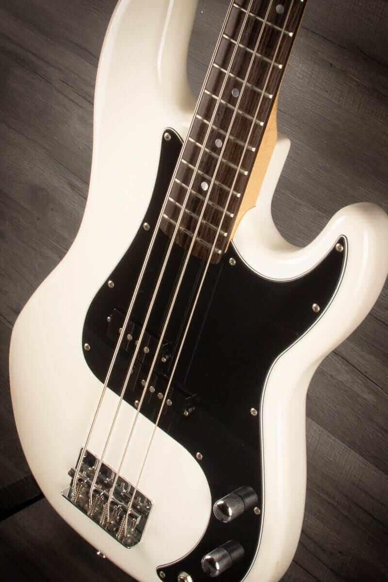 USED - Aria STB PB/B Bass Guitar - White
