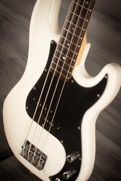 USED - Aria STB PB/B Bass Guitar - White