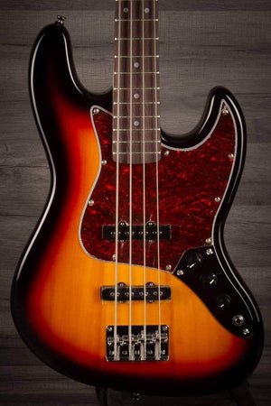 Aria Pro ii STB JB/B Bass Guitar - Sunburst - Set Up by MusicStreet