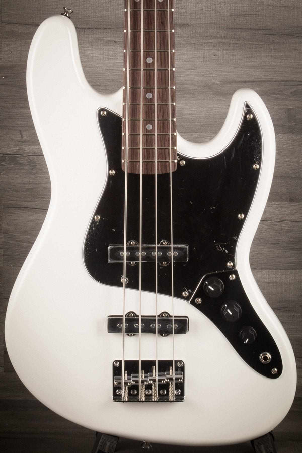 Aria Pro ii STB JB/B Bass Guitar - White