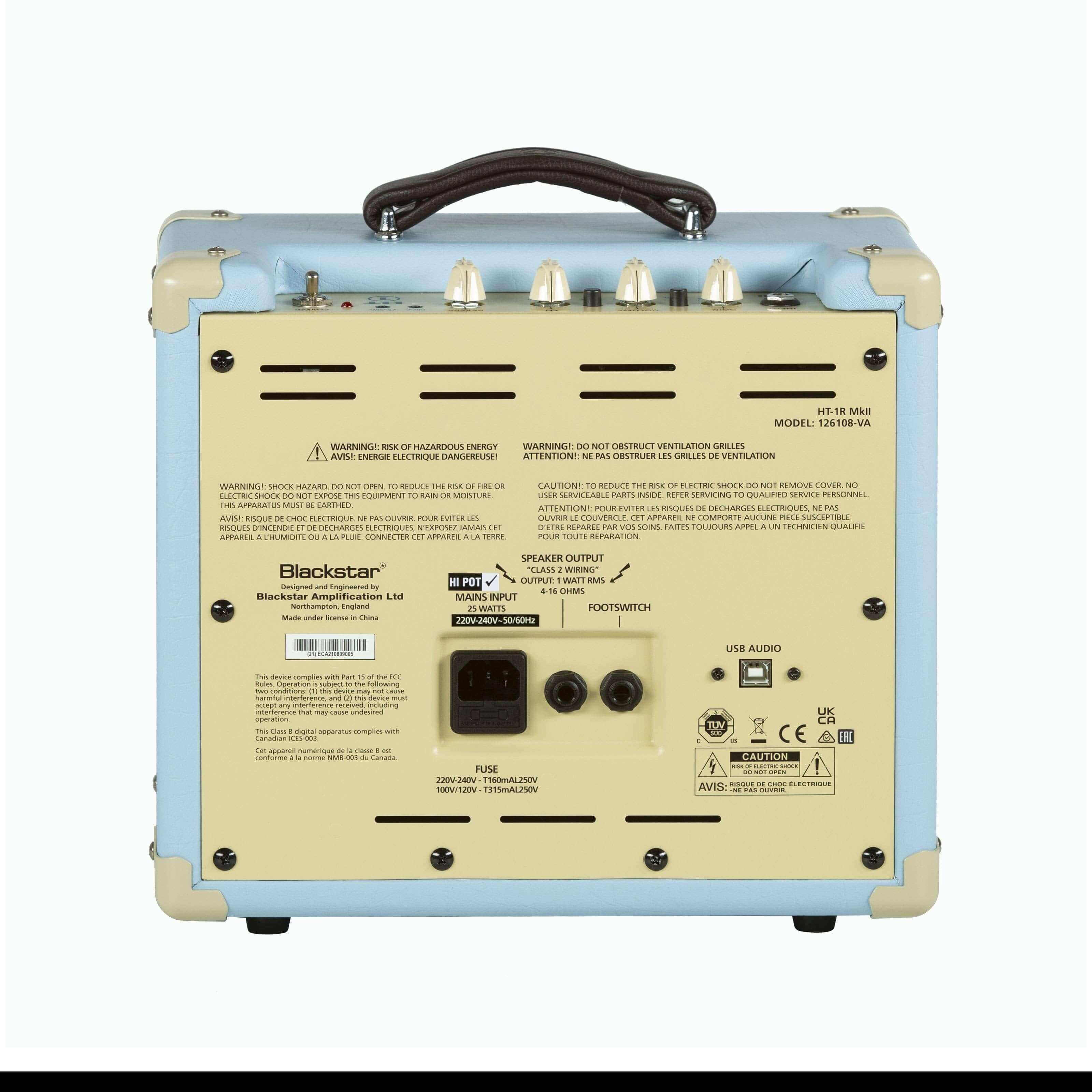Blackstar HT-1R MkII Guitar Amp Combo (baby blue)