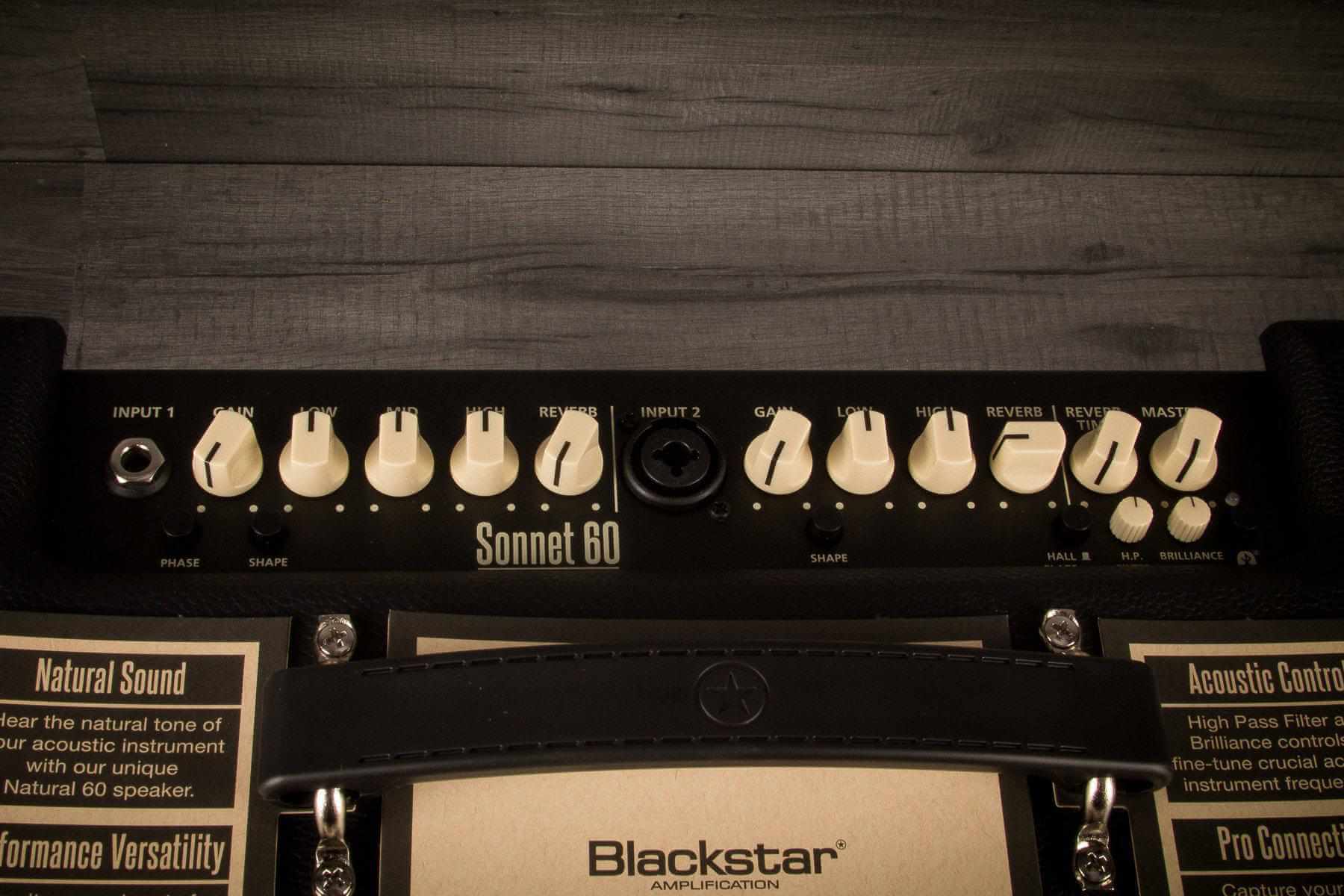 Blackstar Guitar Amp - Sonnet 60 Acoustic Amplifier (Black)