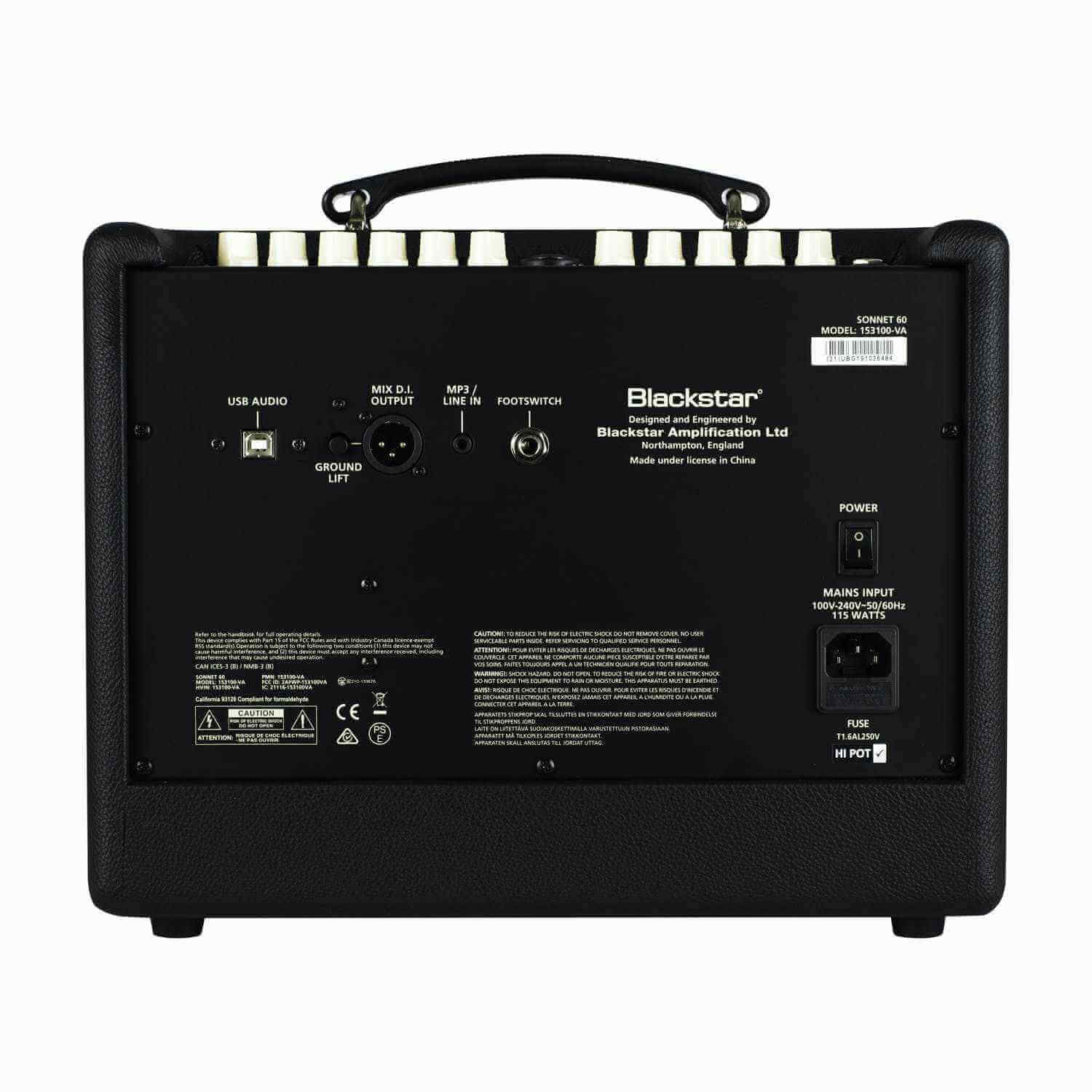 Blackstar Guitar Amp - Sonnet 60 Acoustic Amplifier (Black)