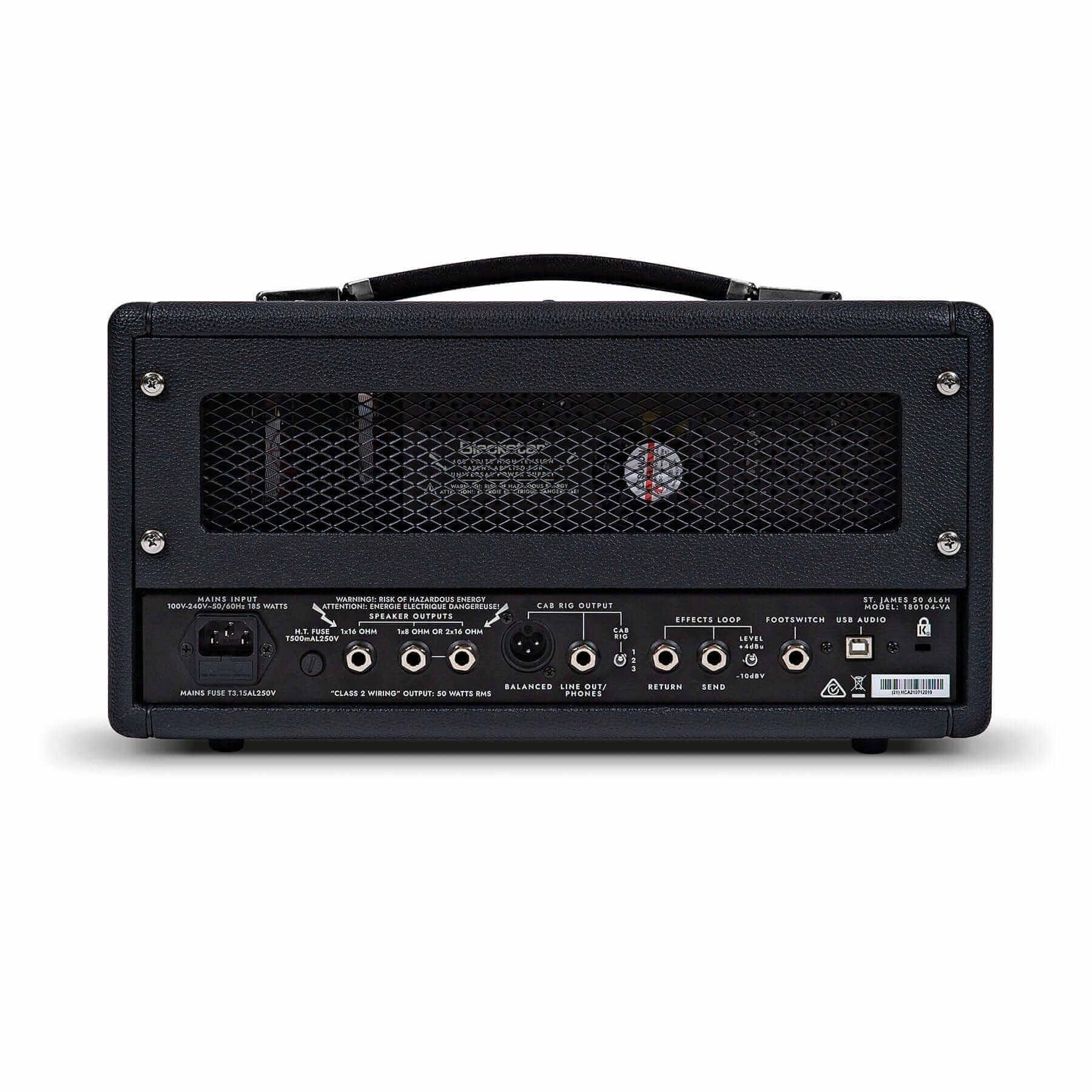 Blackstar Guitar Amplifier - St James 6L6 50W Head & 2x12 Cab