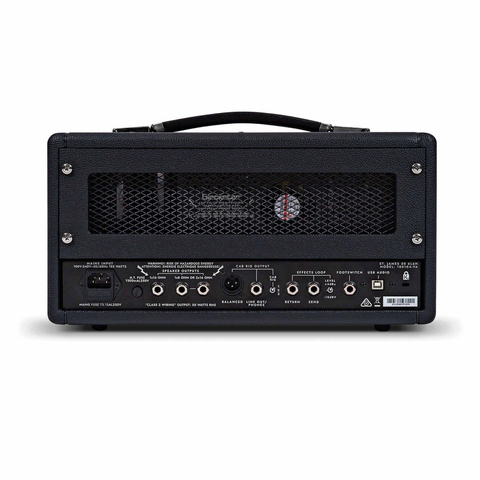 Blackstar Guitar Amplifier - St James 6L6 50W Head & 2x12 Cab