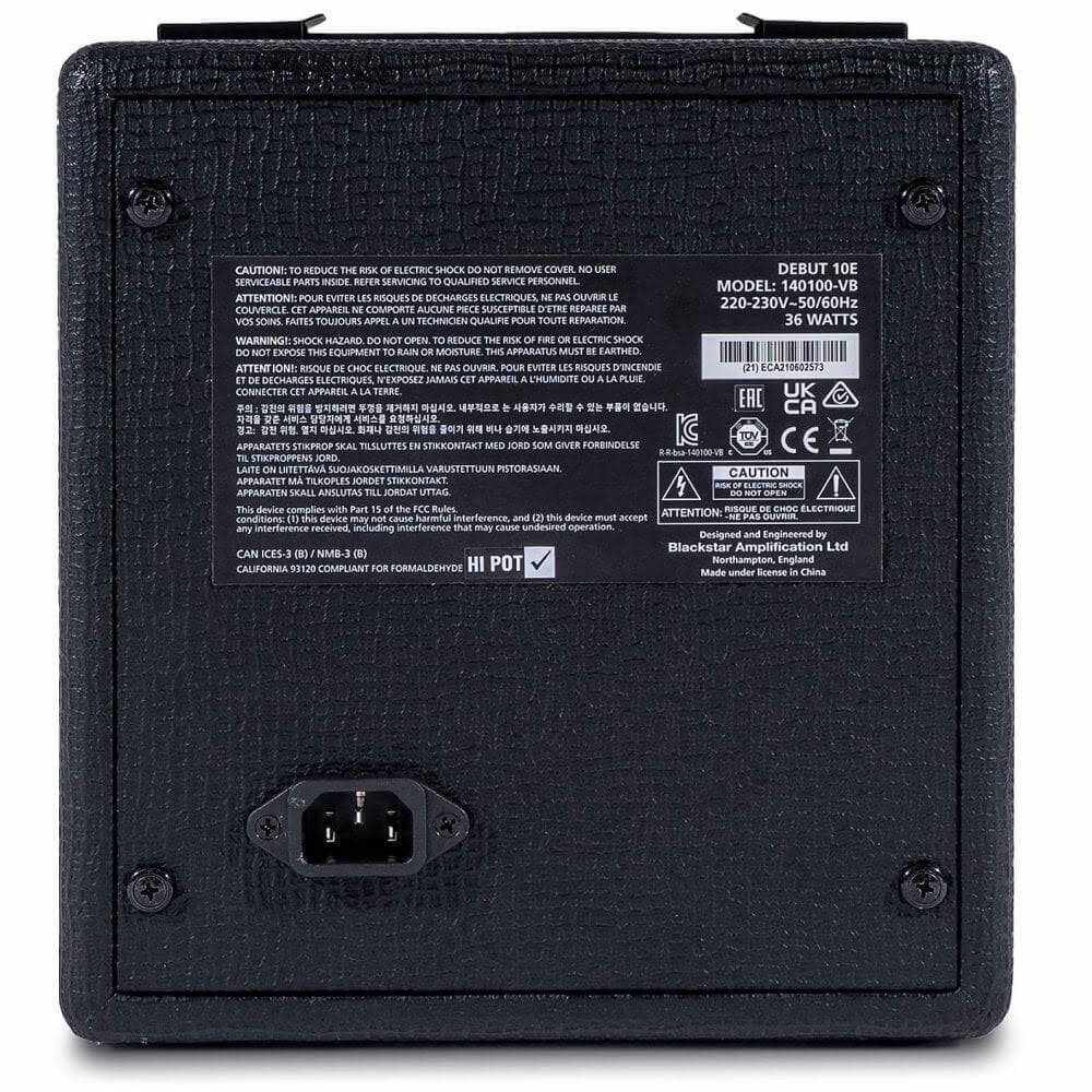 Blackstar Debut 10e Guitar Amplifier (Black)