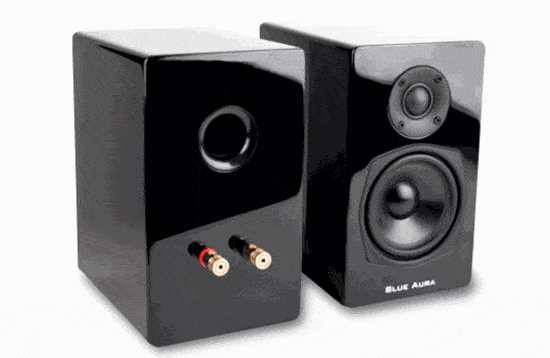 Blue Aura Ps40 Bookshelf Stereo Speakers