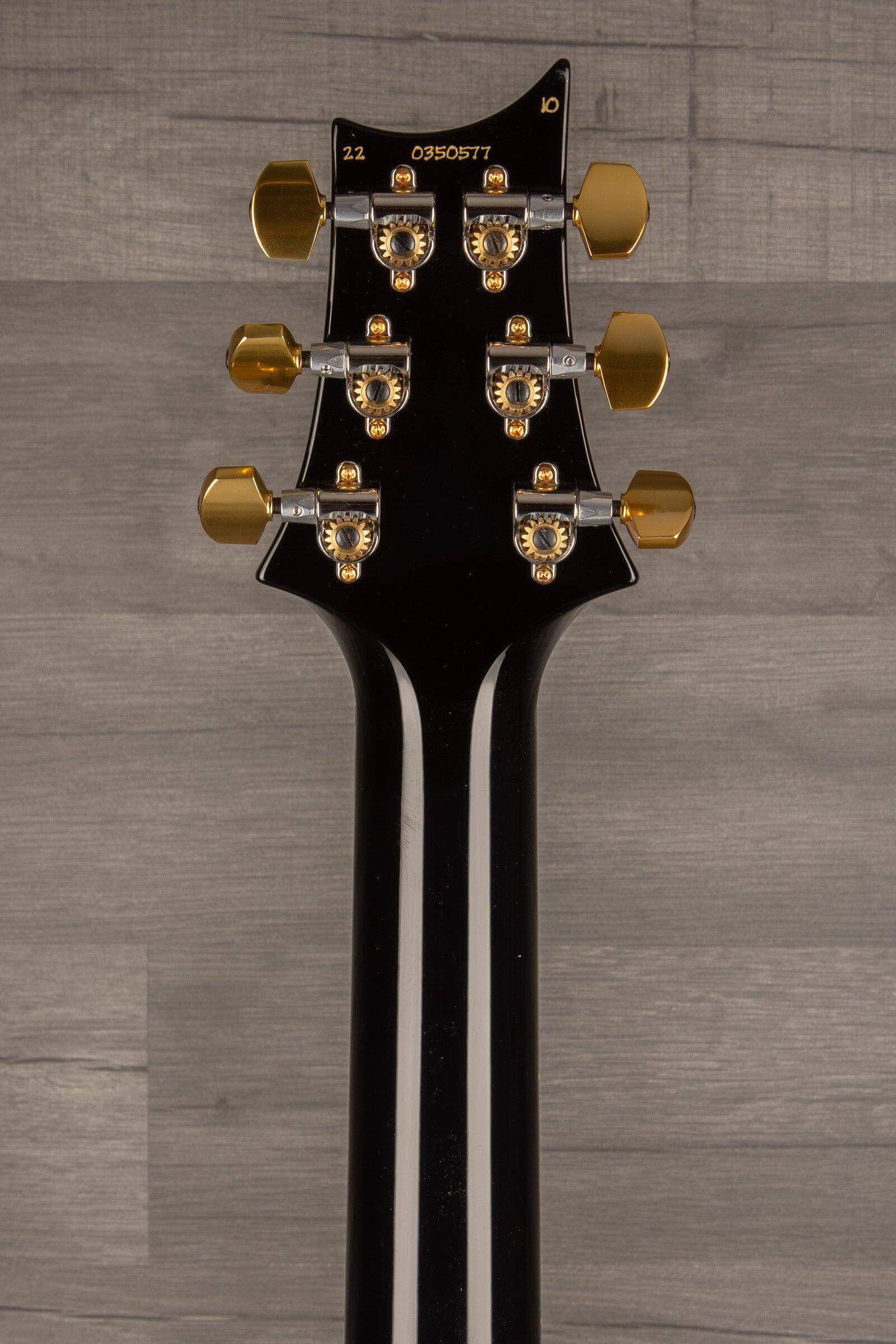 PRS Hollowbody II Piezo 10 top Charcoal Blueburst