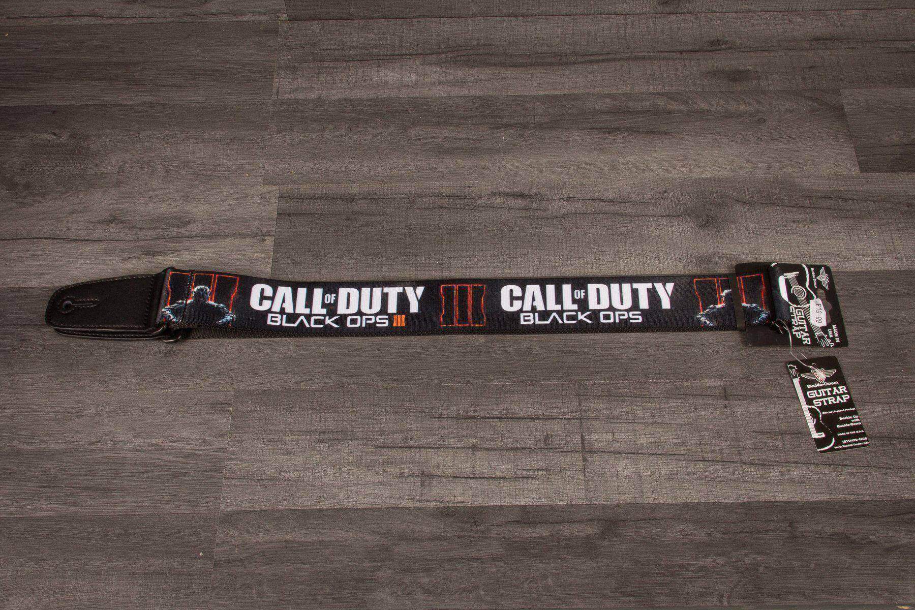 Buckle Down Call Of Duty Game Guitar Strap - MusicStreet