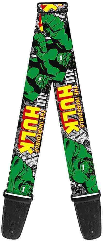 Buckle Down Accessories Buckle Down Hulk Guitar Strap