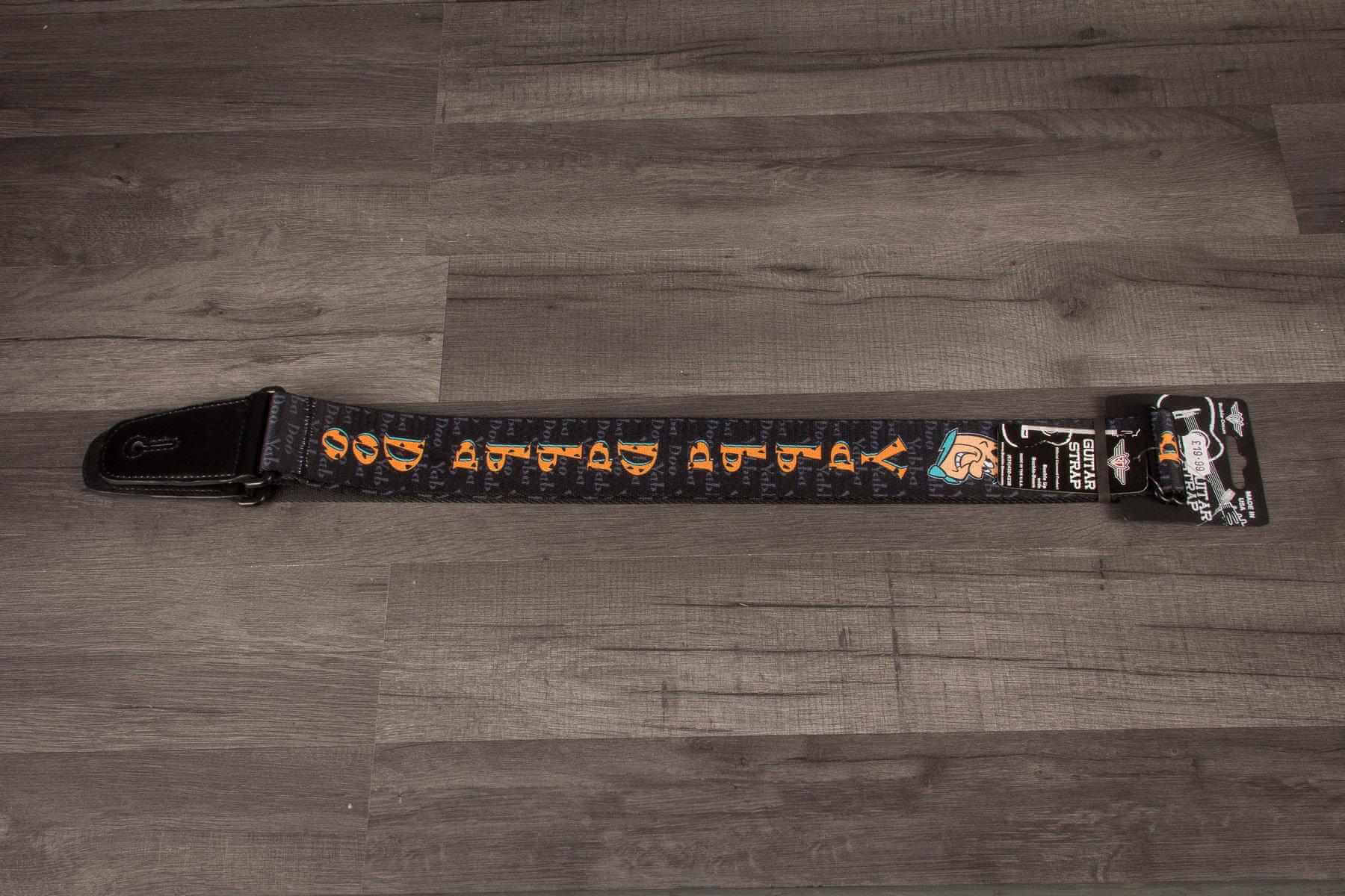 Buckle Down The Flintstones Guitar Strap