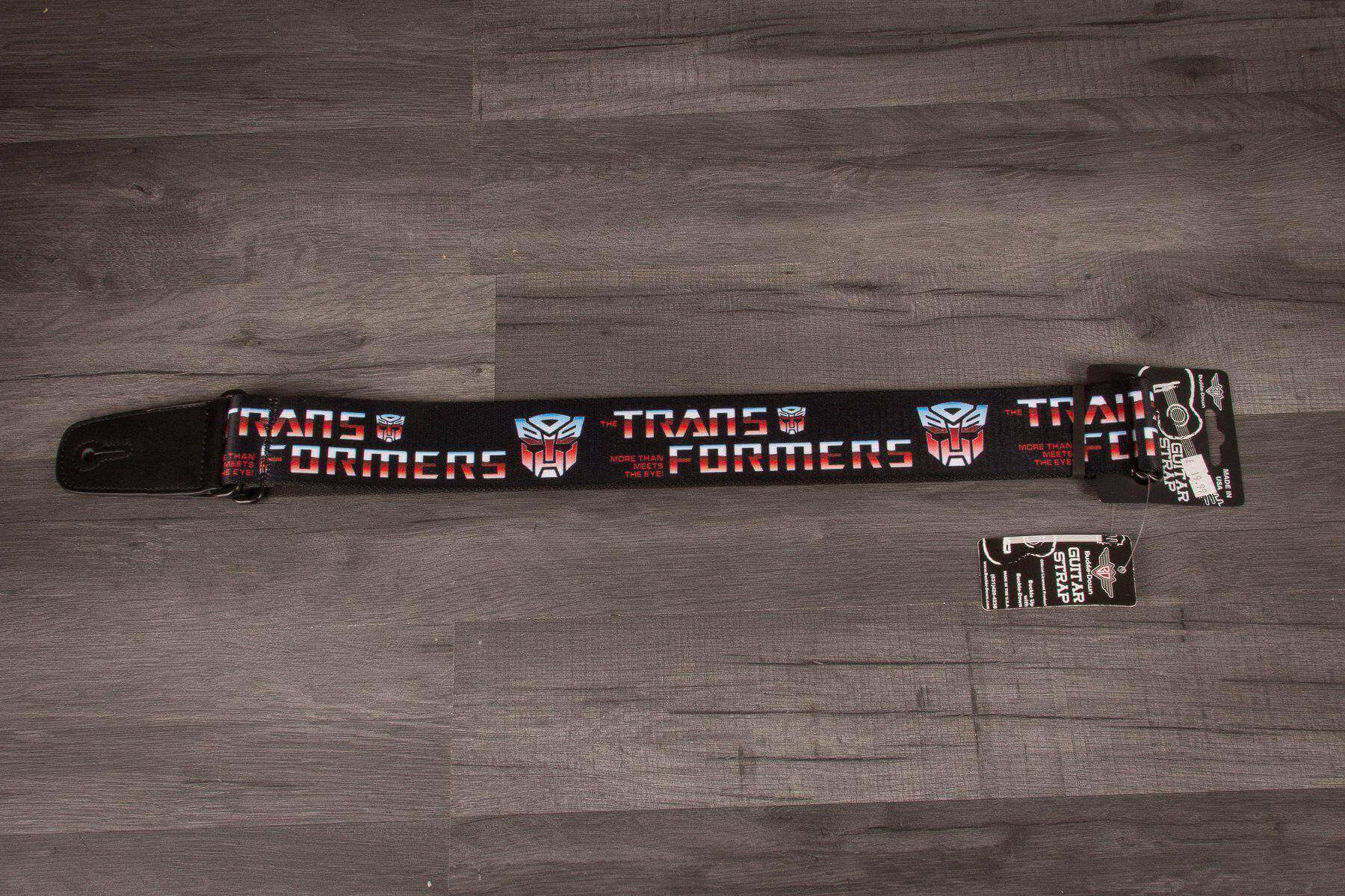 Buckle Down Transformers Logo Guitar Strap