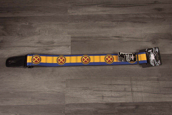 Buckle Down Xmen Blue And Yellow Guitar Strap - MusicStreet