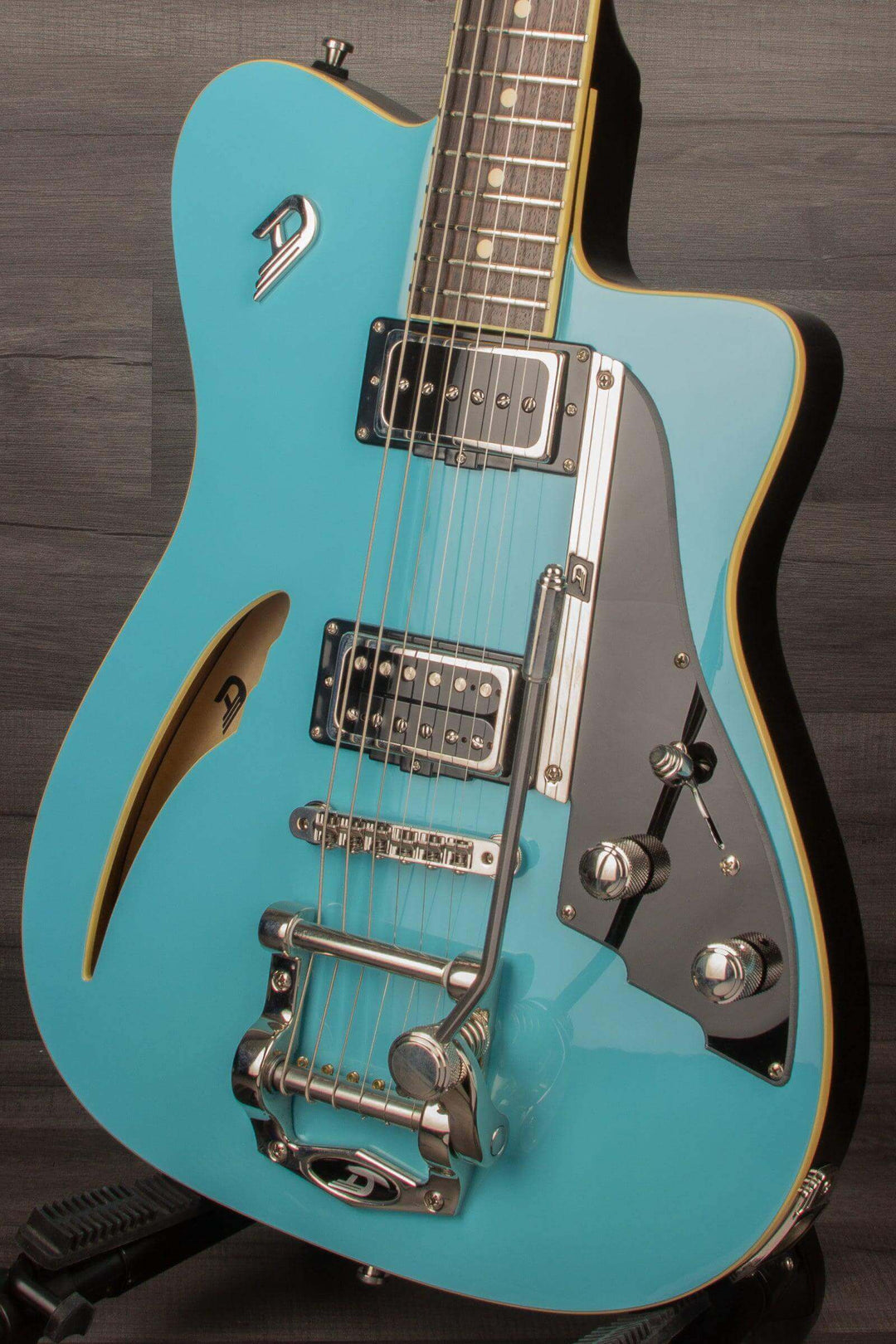 Duesenberg Caribou Electric Guitar - Narvik Blue (With Hard Case)