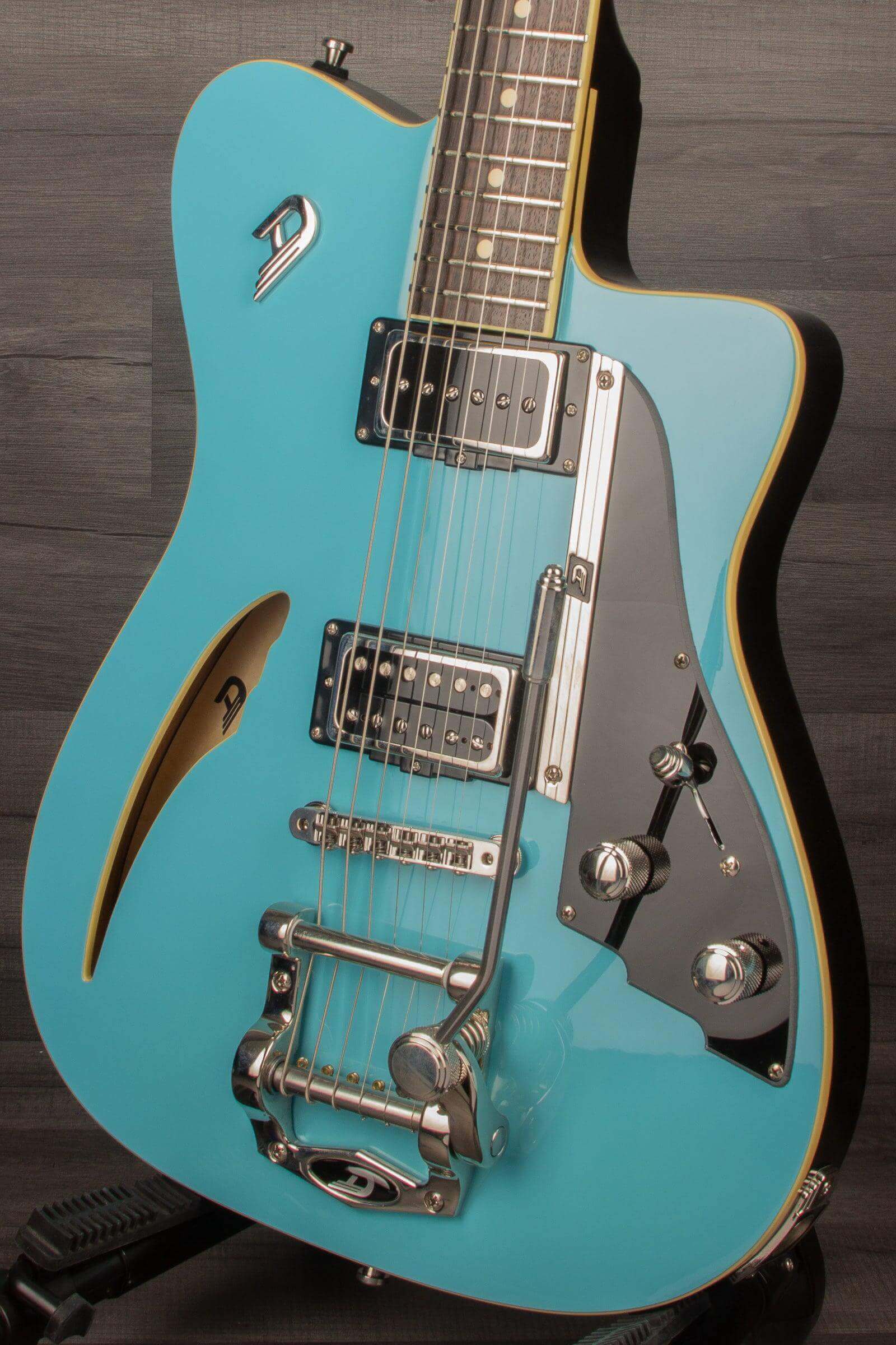Duesenberg Caribou Electric Guitar - Narvik Blue (With Hard Case)