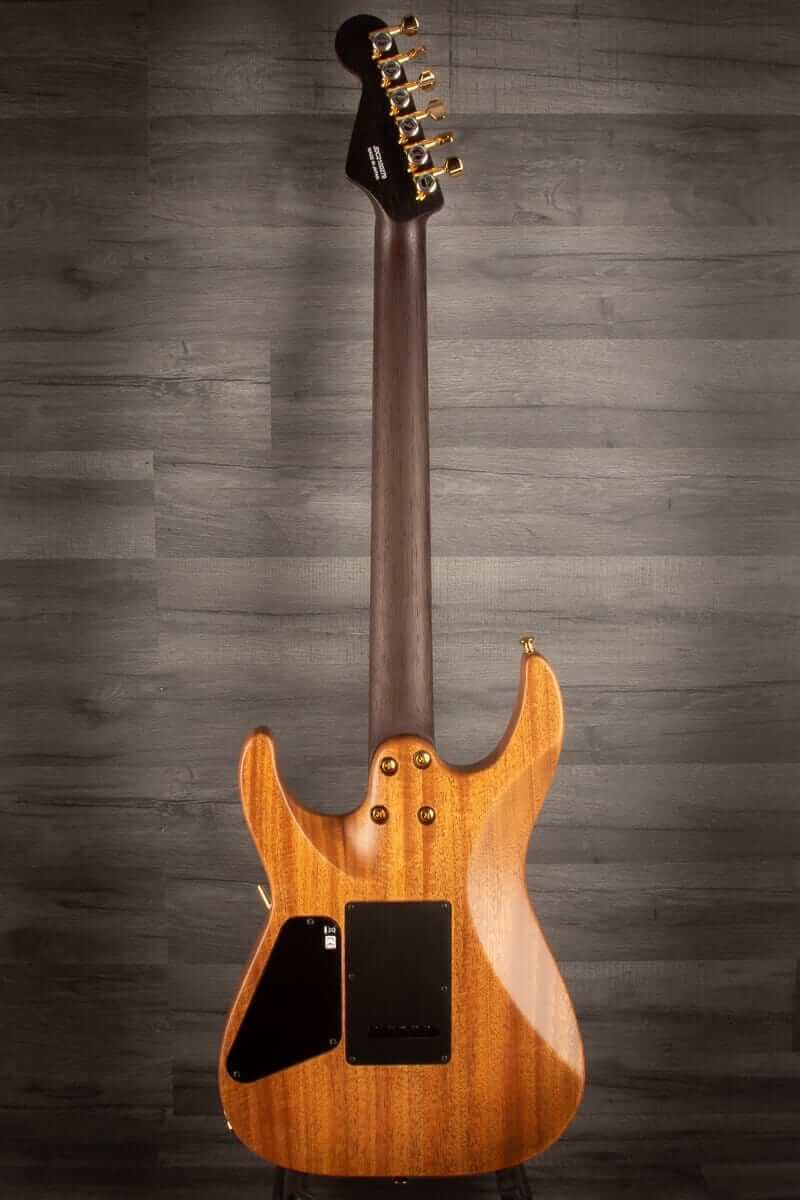 Charvel - MJDK24 HSH 2PT E Mahogany with Figured Walnut, Streaky Ebony Fingerboard, Natural