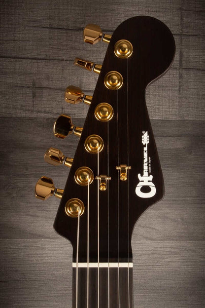 Charvel - MJDK24 HSH 2PT E Mahogany with Figured Walnut, Streaky Ebony Fingerboard, Natural