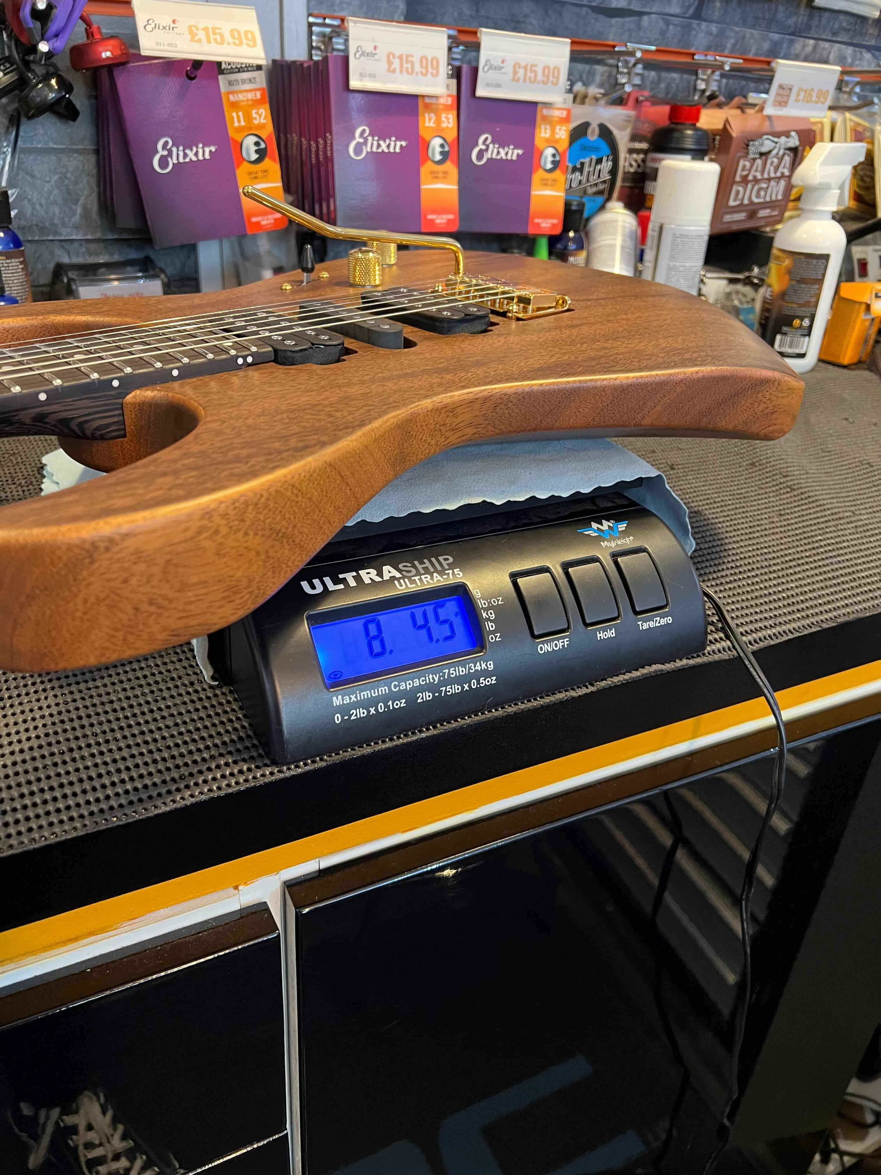 Charvel - MJDK24 HSH 2PT E Mahogany with Figured Walnut, Streaky Ebony Fingerboard, Natural