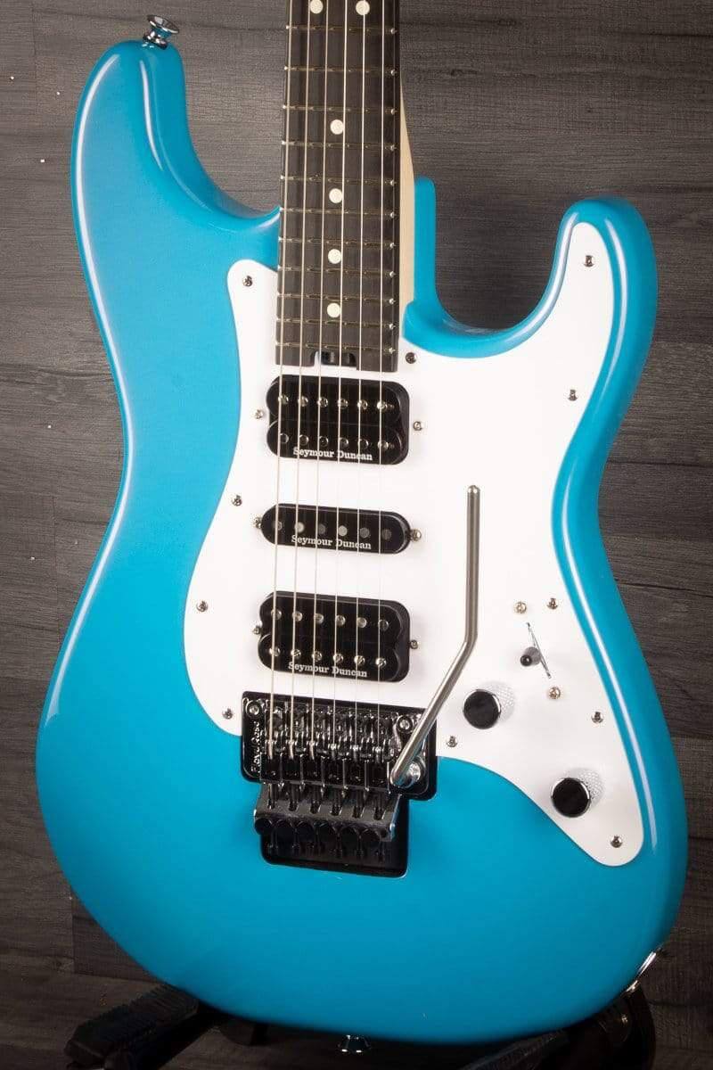 Charvel Electric Guitar USED Charvel - Pro-Mod So-Cal Style 1 HSH FR E, Ebony Fingerboard, Robin's Egg Blue