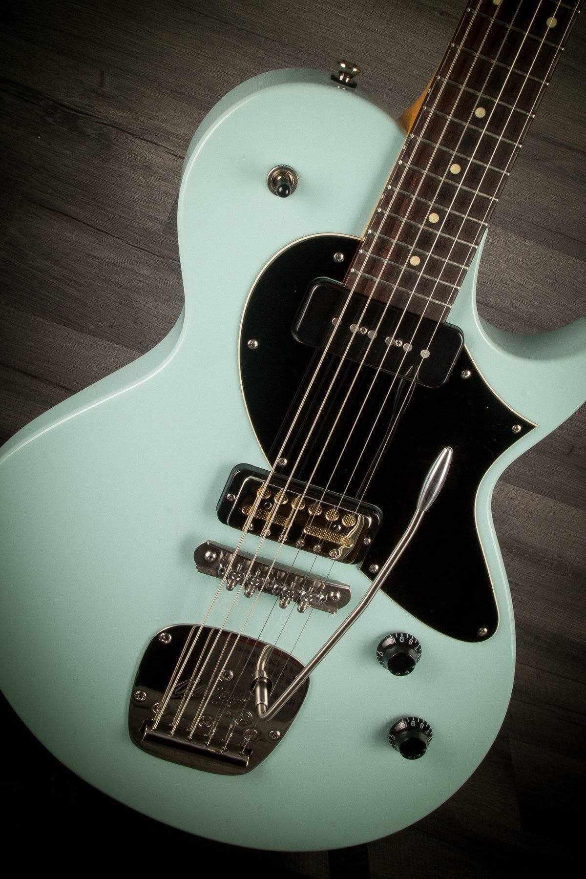 Collings 360 LT M Electric Guitar - Custom Daphne Blue Finish
