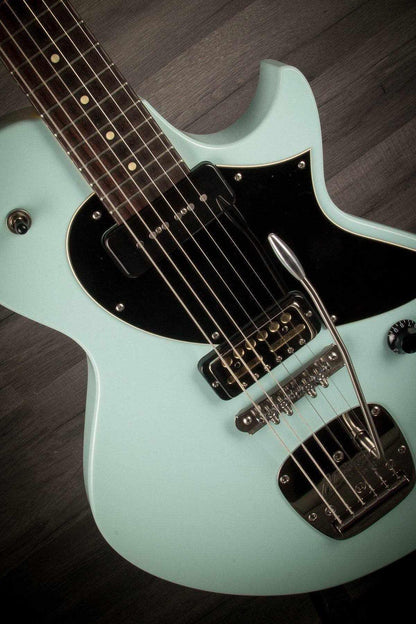 Collings 360 LT M Electric Guitar - Custom Daphne Blue Finish