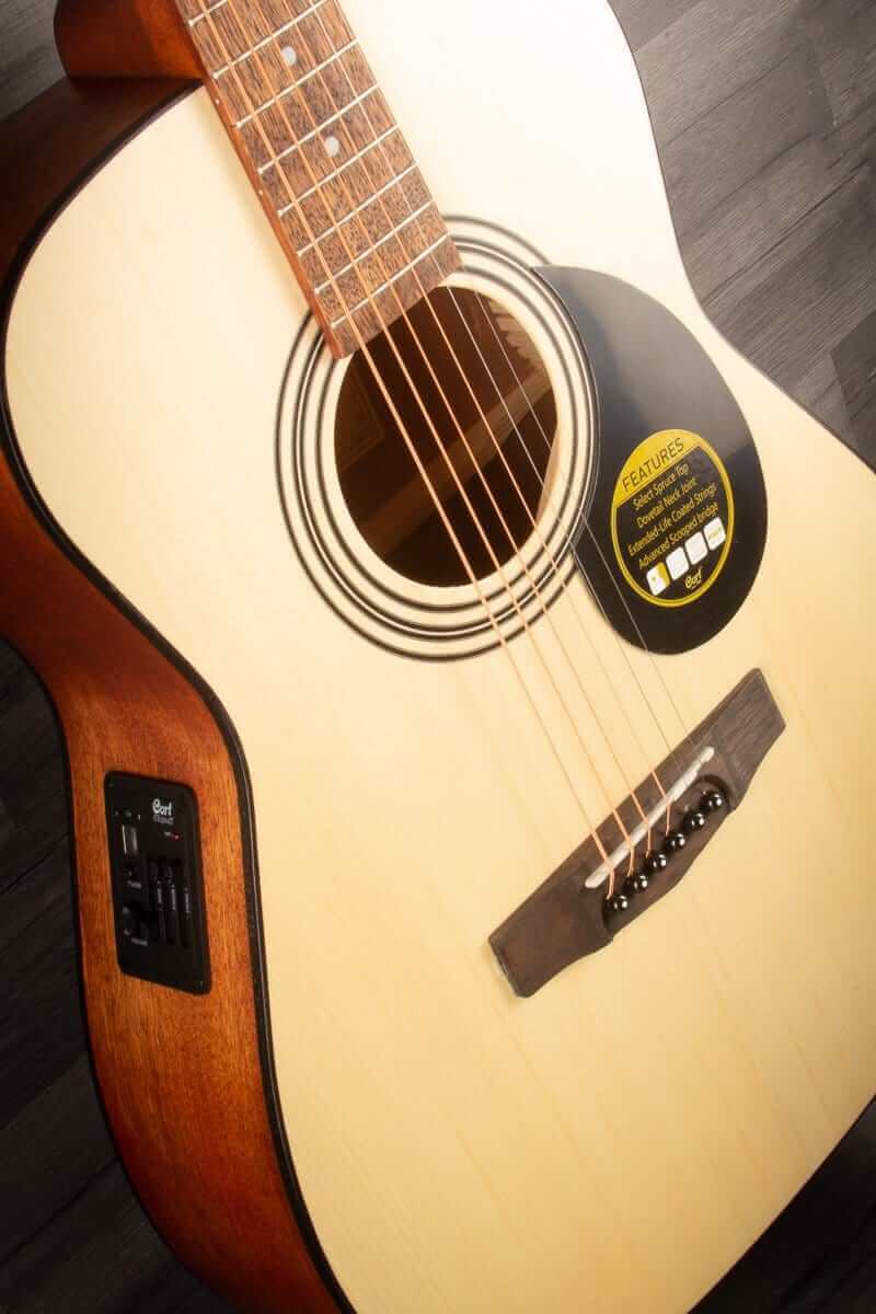 Cort Acoustic Guitar Cort AF510E Electro-Acoustic Open Pore