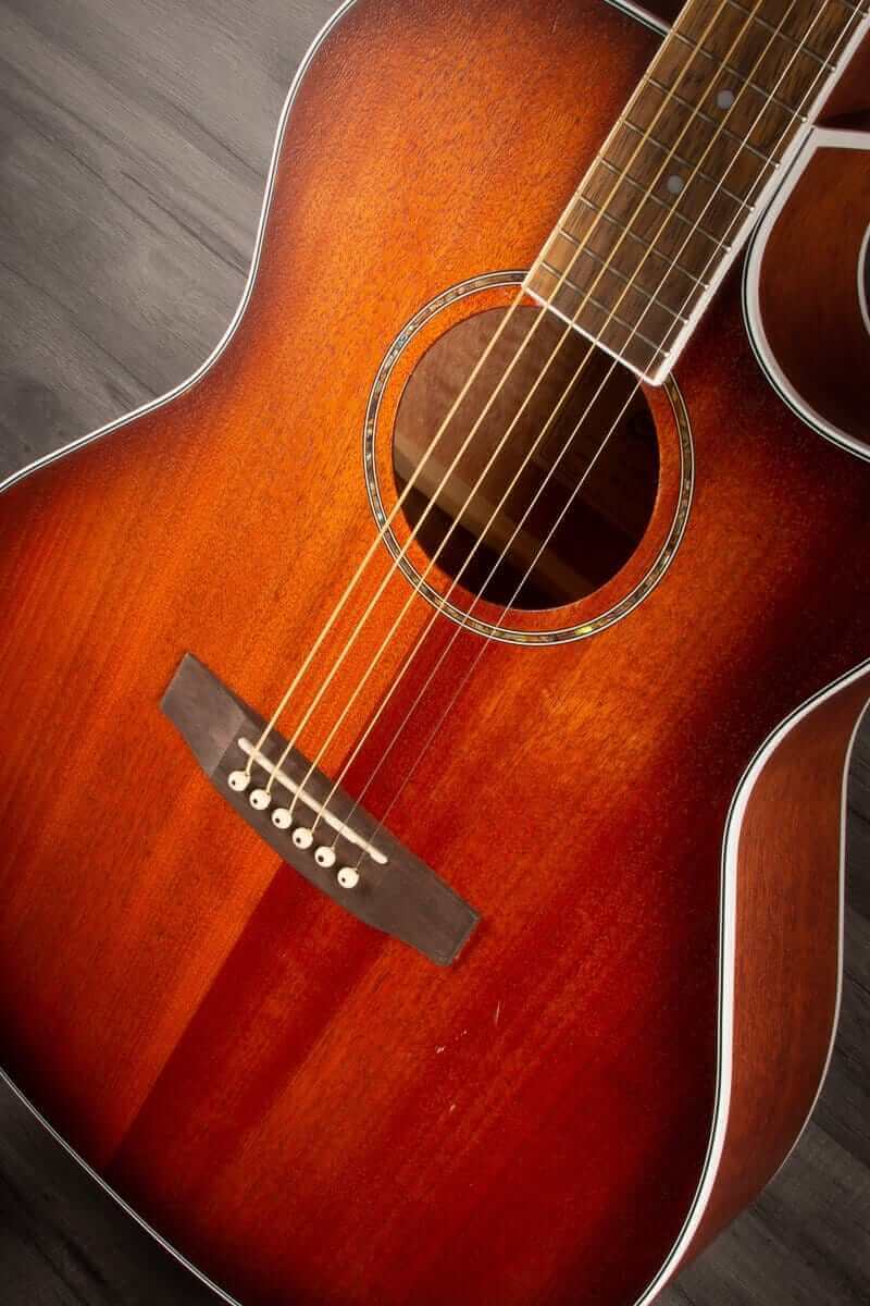 Cort GA MEDX Mahogany Open Pore Electro acoustic guitar