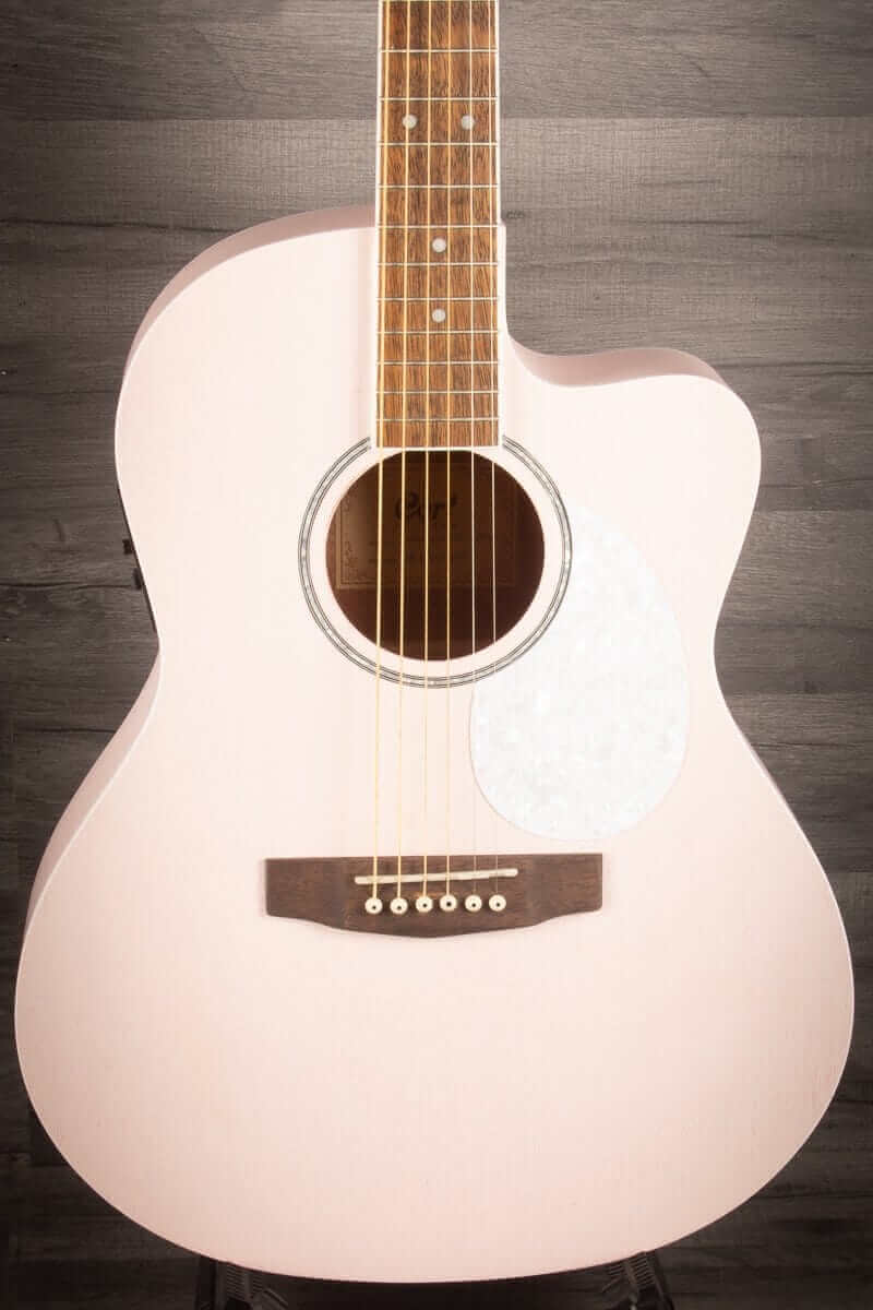 Cort Acoustic Guitar Cort Jade Classic Pastel Pink Open Pore Electro acoustic guitar