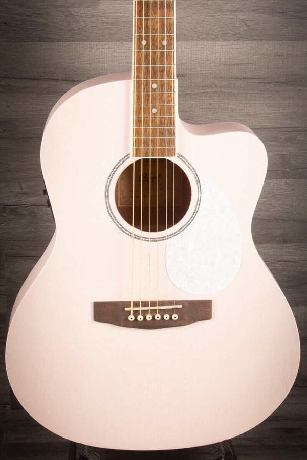 Cort Jade Classic Pastel Pink Open Pore Electro acoustic guitar