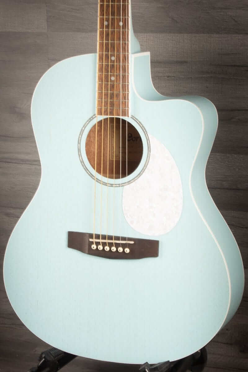 Cort Jade Classic Sky Blue Open Pore Electro acoustic guitar