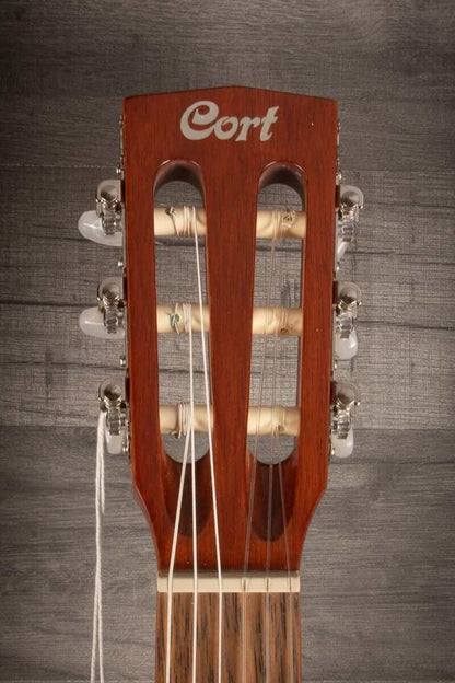 Cort Jade E Nylon - Dark Brown Burst, Electro Nylon Guitar - Acoustic Guitar