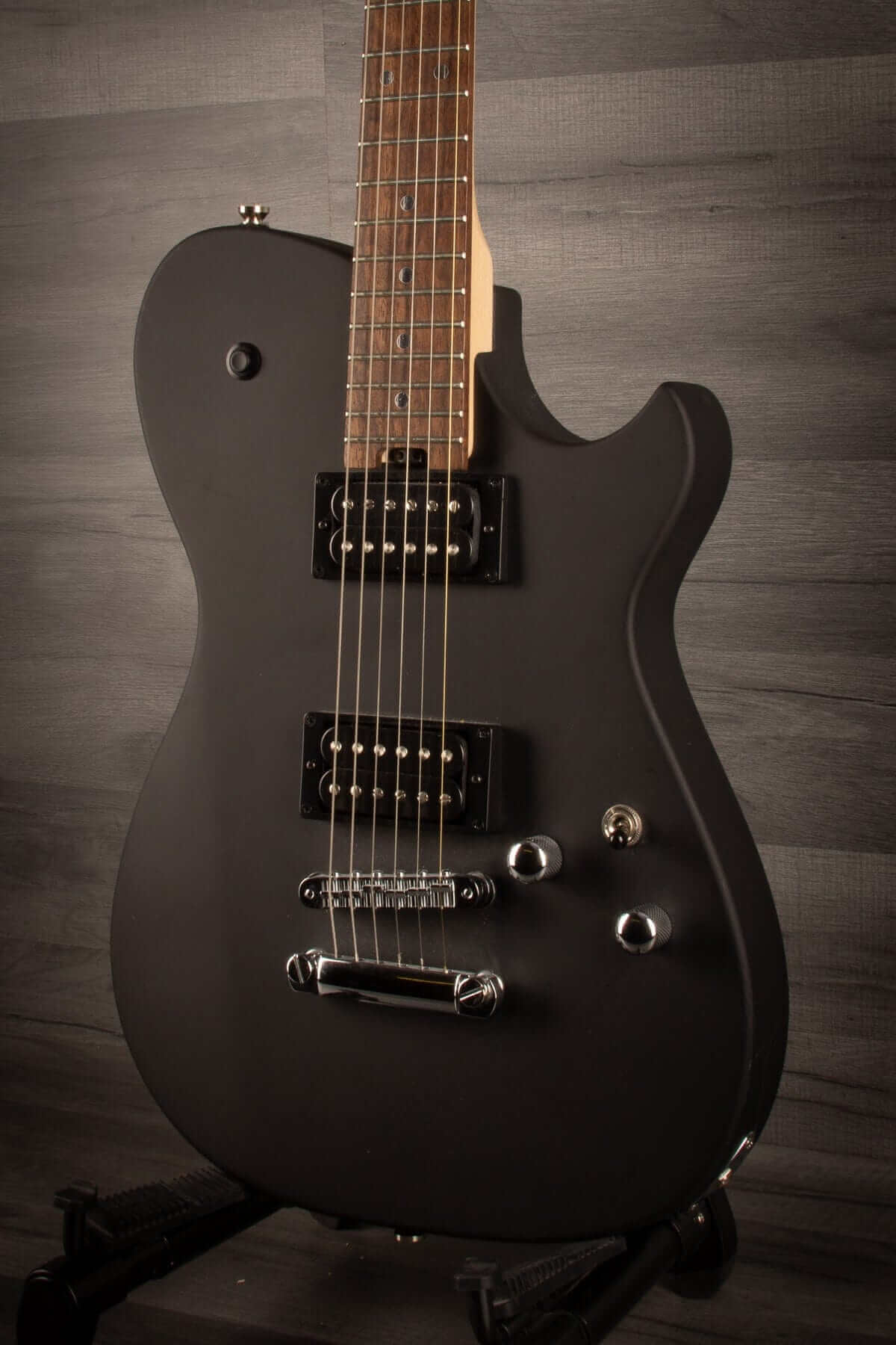 USED Manson Meta Series MBM-1 Matthew Bellamy Signature Guitar Satin Black