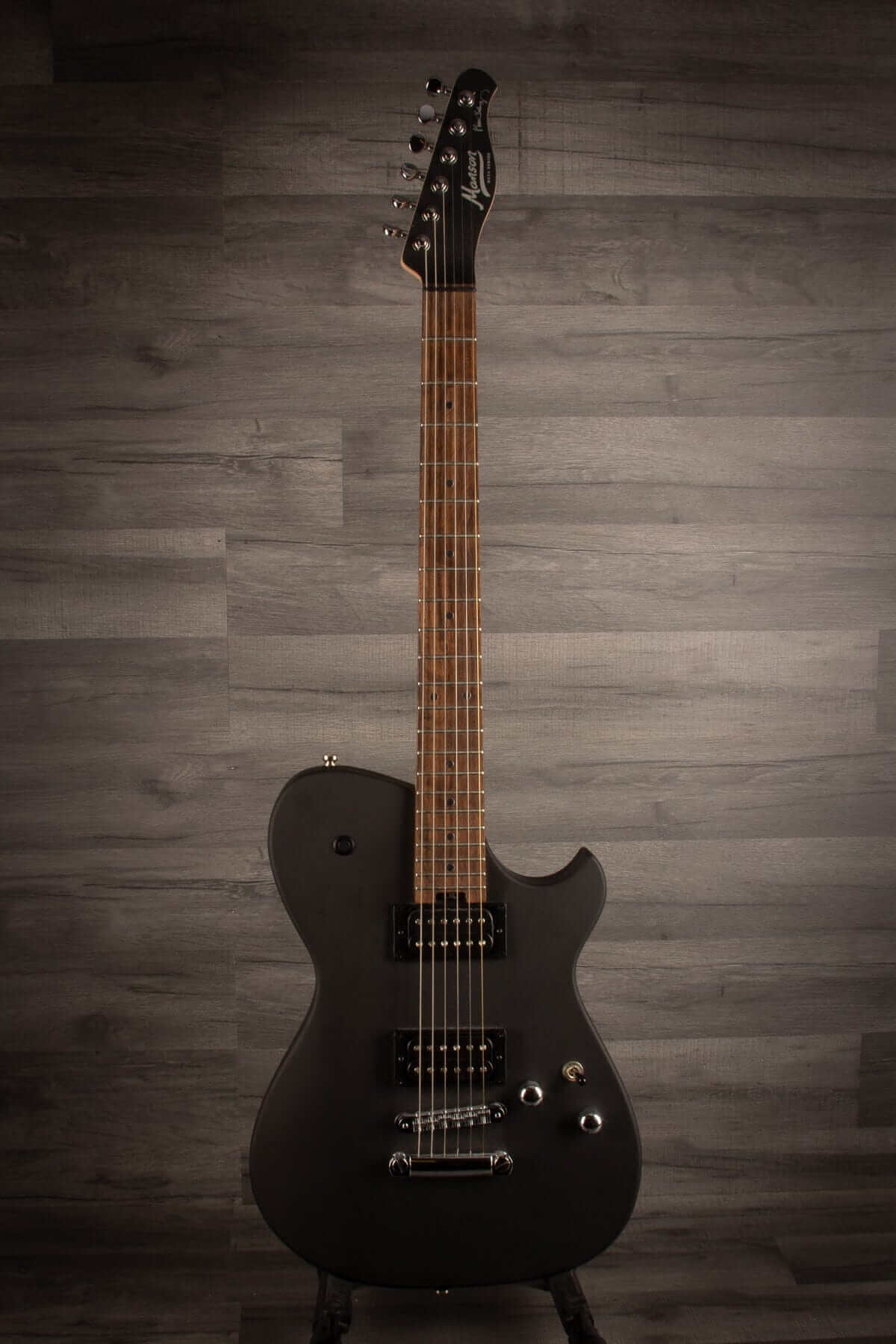 USED Manson Meta Series MBM-1 Matthew Bellamy Signature Guitar Satin Black