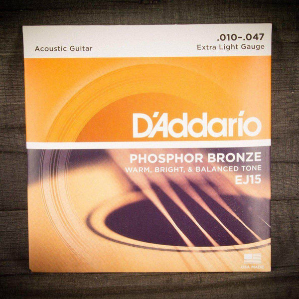 D'addario Strings D'Addario EJ15 Phosphor Bronze Acoustic Guitar Strings