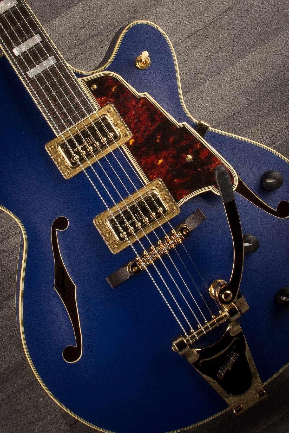 D'Angelico Deluxe 175 Matte Royal Blue
