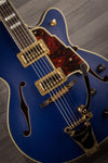 D'Angelico Archtop D'Angelico Deluxe 175 Matte Royal Blue