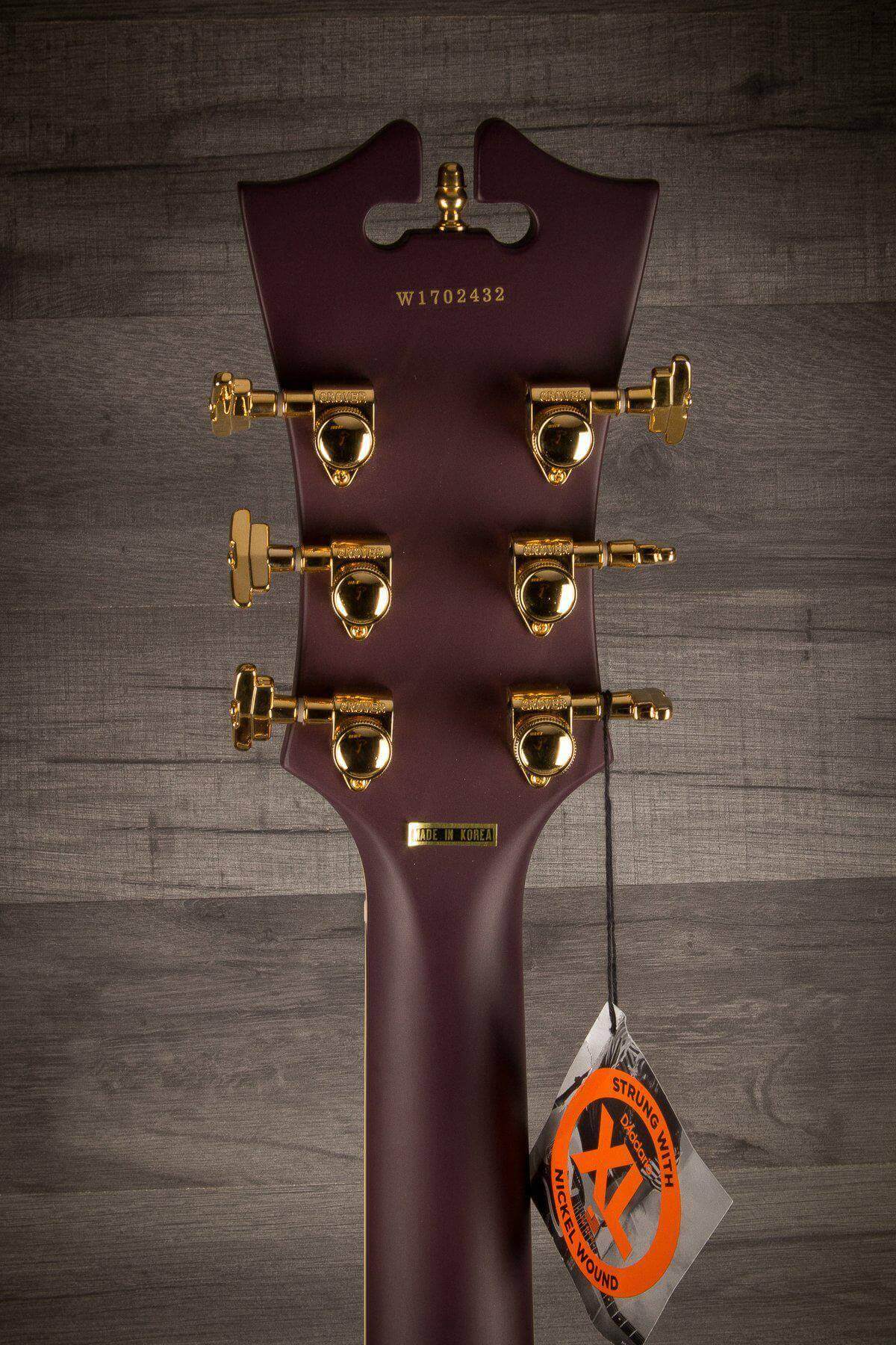 D'Angelico Deluxe EXL1 Matte Plum
