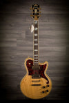 D'Angelico Electric Guitar D'Angelico Deluxe Atlantic - Natural Swampash