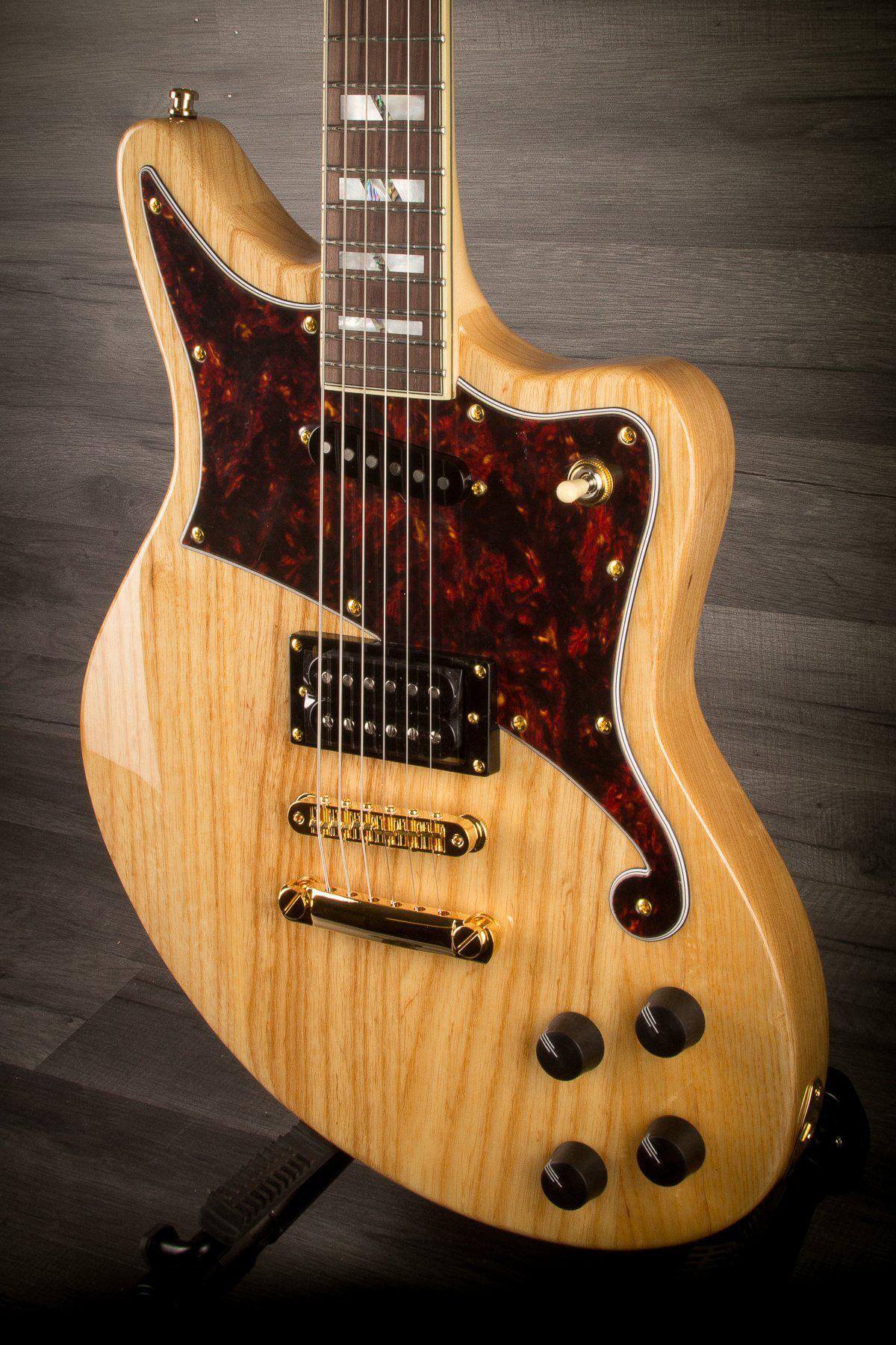 D'Angelico Electric Guitar D'Angelico Deluxe Bedford - Natural Swampash
