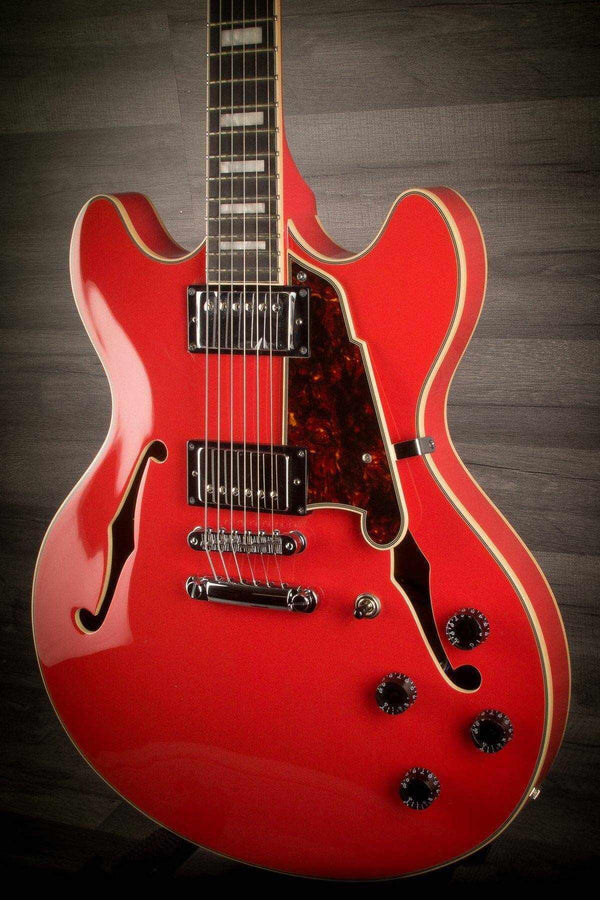 D'Angelico Premier DC Stoptail - Fiesta Red